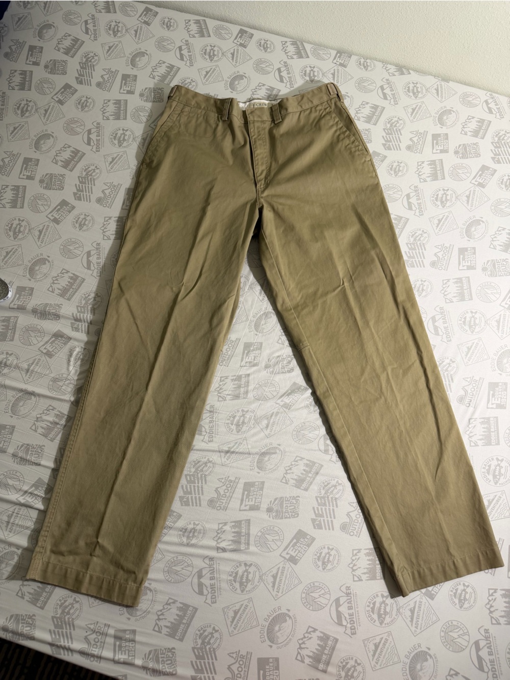 VTG J.CREW Outdoor Khaki Pants Men’s 36X34 Made In Hong Kong Utility Canvas 90’s